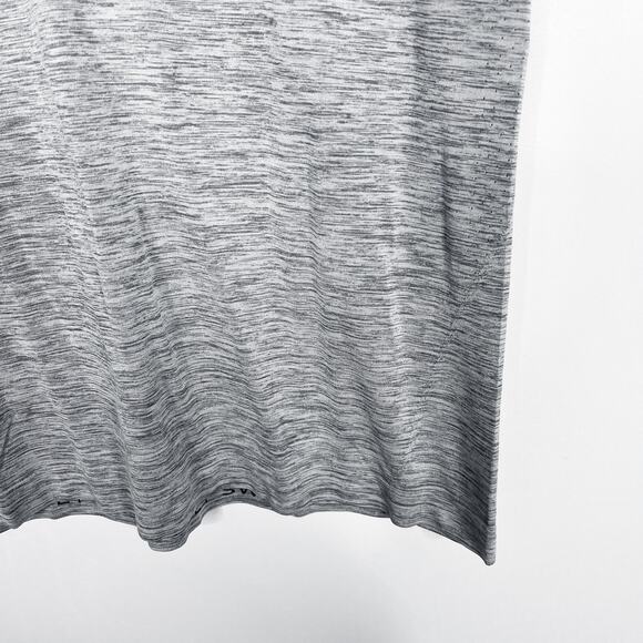 Lululemon Mens Medium M Gray Slate White Metal Vent Tech Short Sleeve Shirt 2.0 - Picture 4 of 8